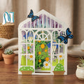 Greenhouse Garden Pop-Up Card SVG – 3D Tropical Plant Paper Craft Template 2