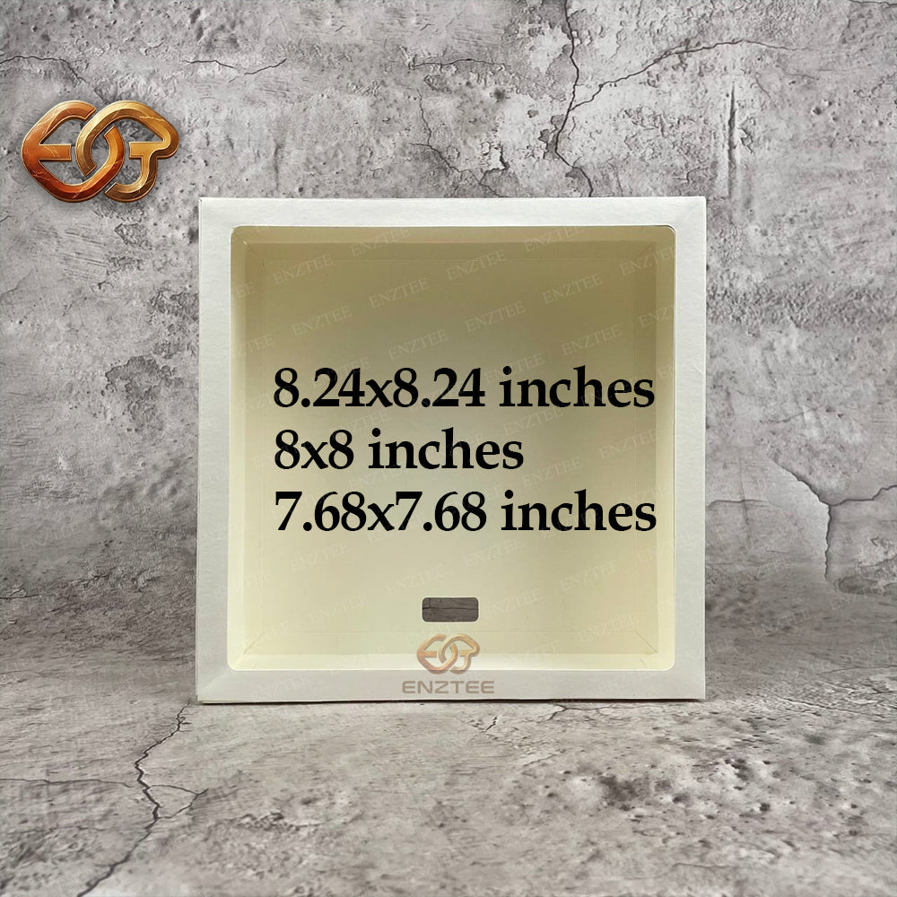 Paper Shadow Box Frame SVG Template for Cricut – Square & Rectangle Frame with Spacer