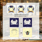 Graduation Shadow Box SVG for Cricut | 3D Layered SVG Paper Cut Light Template 1