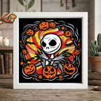 Combo 2 Nightmare Before Christmas Shadow Box SVG for Cricut | 3D Layered SVG Paper Cut Light Template