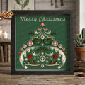 Christmas Tree Shadow Box SVG for Cricut | 3D Layered SVG Paper Cut Light Template 2