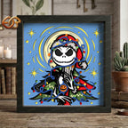 Nightmare Before Chrismas Shadow Box SVG for Cricut | 3D Layered SVG Paper Cut Light Template 5