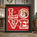Personalized Love Shadow Box SVG for Cricut | 3D Layered SVG Paper Cut Light Box Template