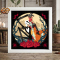 Nightmare Before Chrismas Shadow Box SVG for Cricut | 3D Layered SVG Paper Cut Light Template 6