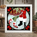 Mistletoe Shadow Box SVG for Cricut | 3D Layered SVG Paper Cut Light Template 2