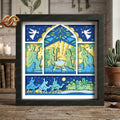 Nativity Scene Shadow Box SVG for Cricut | 3D Layered SVG Paper Cut Light Template 1