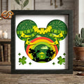Saint Patrick Shadow Box SVG for Cricut | 3D Layered SVG Paper Cut Light Box Template 3