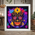 Skull Shadow Box SVG for Cricut | 3D Layered SVG Paper Cut Light Template