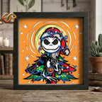 Nightmare Before Chrismas Shadow Box SVG for Cricut | 3D Layered SVG Paper Cut Light Template 5