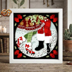 Mistletoe Shadow Box SVG for Cricut | 3D Layered SVG Paper Cut Light Template 2