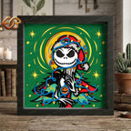 Nightmare Before Chrismas Shadow Box SVG for Cricut | 3D Layered SVG Paper Cut Light Template 5