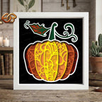 Pumpkin Shadow Box SVG for Cricut | 3D Layered SVG Paper Cut Light Template 2