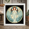 Angel Shadow Box SVG for Cricut | 3D Layered SVG Paper Cut Light Box Template