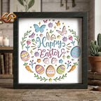 Easter Shadow Box SVG for Cricut | 3D Layered SVG Paper Cut Light Template 3