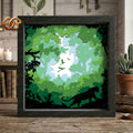 Forest Landscape Shadow Box SVG for Cricut | 3D Layered SVG Paper Cut Light Box Template