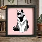 Cat Shadow Box SVG for Cricut | 3D Layered SVG Paper Cut Light Template