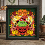 Halloween Shadow Box SVG for Cricut | 3D Layered SVG Paper Cut Light Template 4