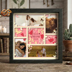 Best Mom Ever Shadow Box SVG for Cricut | 3D Layered SVG Paper Cut Light Box Template