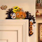 Combo 3 Halloween Door Toppers 3D Layered SVG | Halloween Paper Cut File