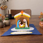 Combo 3 Nativity Scene Pop-up Card SVG - 3D Layered Christmas Paper Craft Template for Cricut
