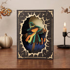 Halloween Pop-up Book SVG - 3D Layered Halloween Paper Craft Template for Cricut 1