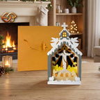 Christmas Pop-up Nativity Scene SVG - 3D Layered Christmas Paper Craft Template for Cricut 1