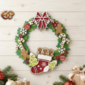 Gingerbread 3D Layered SVG | Christmas Paper Cut File