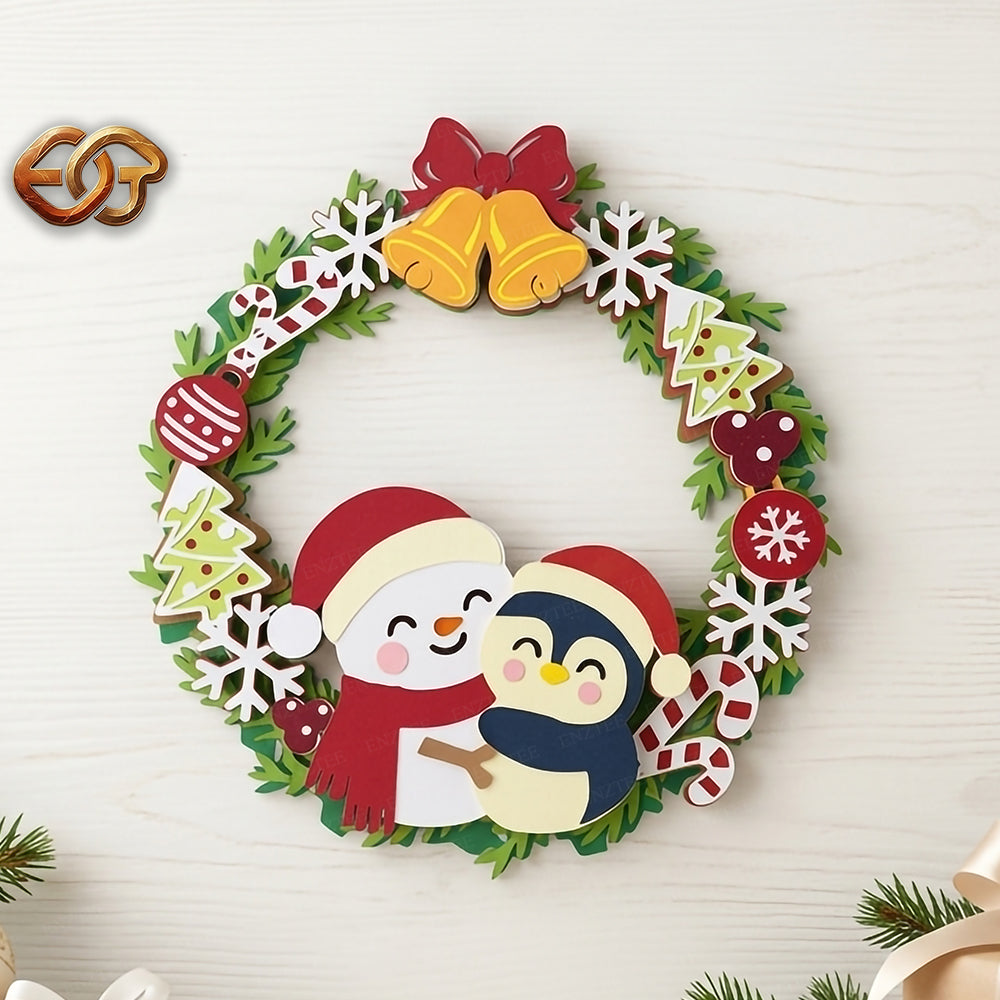Combo 3 Christmas 3D Layered SVG | Christmas Paper Cut File