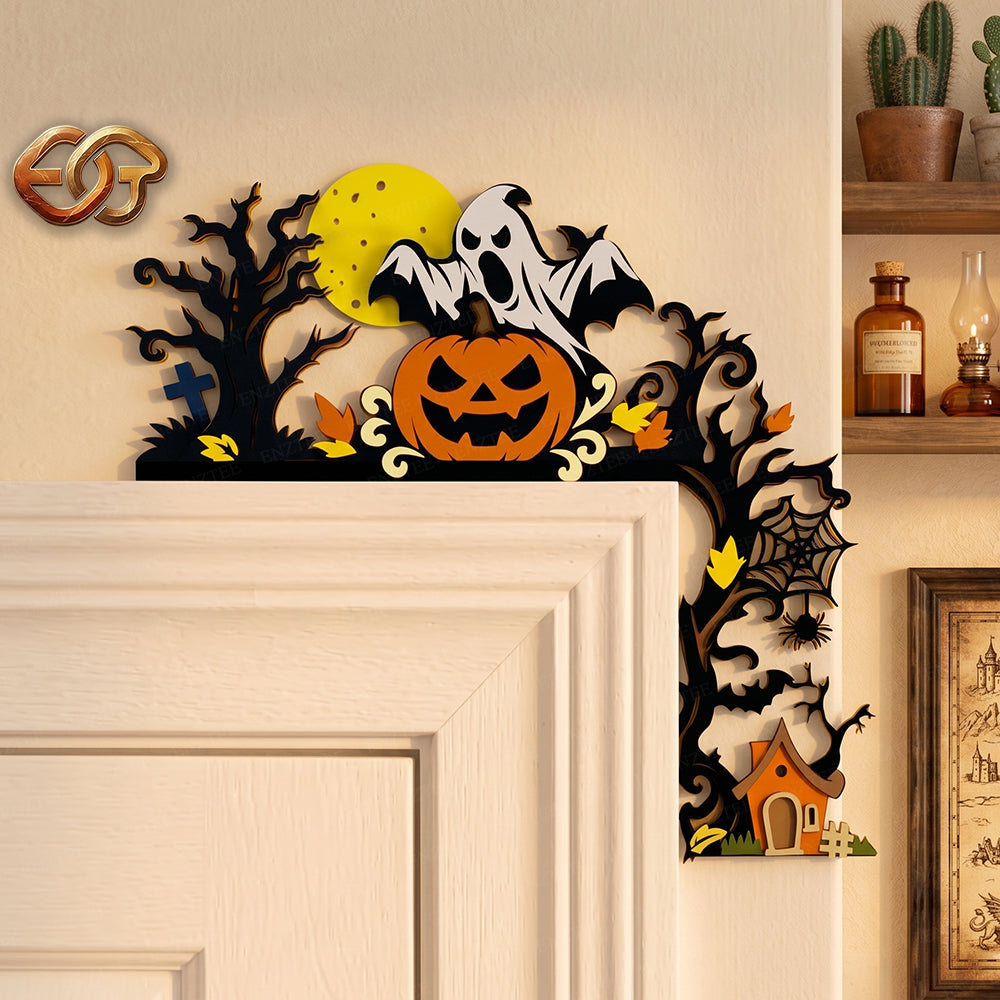 Combo 3 Halloween Door Toppers 3D Layered SVG | Halloween Paper Cut File