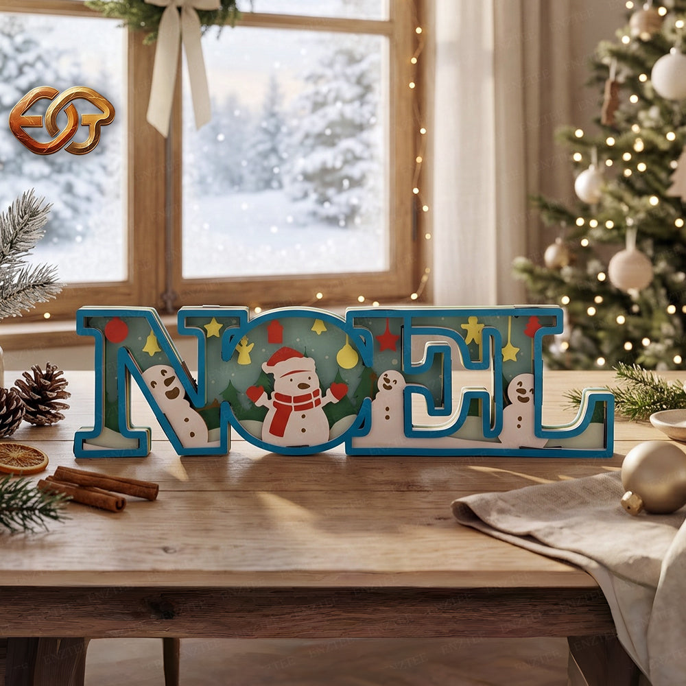 Combo 3 3D Merry Christmas Layered SVG | Christmas Paper Cut File