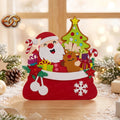 Christmas Gift Pop-up Bag SVG - 3D Layered Christmas Paper Craft Template for Cricut 1
