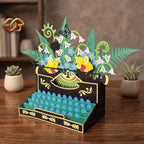 Floral Pop-up Typewriter SVG – 3D Layered Flower Typewriter Paper Craft Template for Cricut 3