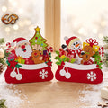 Combo 2 Christmas Gift Pop-up Bag SVG - 3D Layered Christmas Paper Craft Template for Cricut