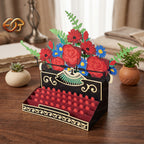 Floral Pop-up Typewriter SVG – 3D Layered Flower Typewriter Paper Craft Template for Cricut 1