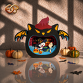Spooky Cat Pop-up SVG - 3D Layered Halloween Paper Craft Template for Cricut 1