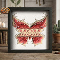 MOM Shadow Box SVG for Cricut | 3D Layered SVG Paper Cut Light Box Template