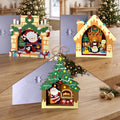 Combo 3 Christmas Pop-up SVG - 3D Layered Christmas Paper Craft Template for Cricut