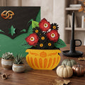 Halloween Plant Pop-up Pot SVG - 3D Layered Halloween Paper Craft Template for Cricut 1