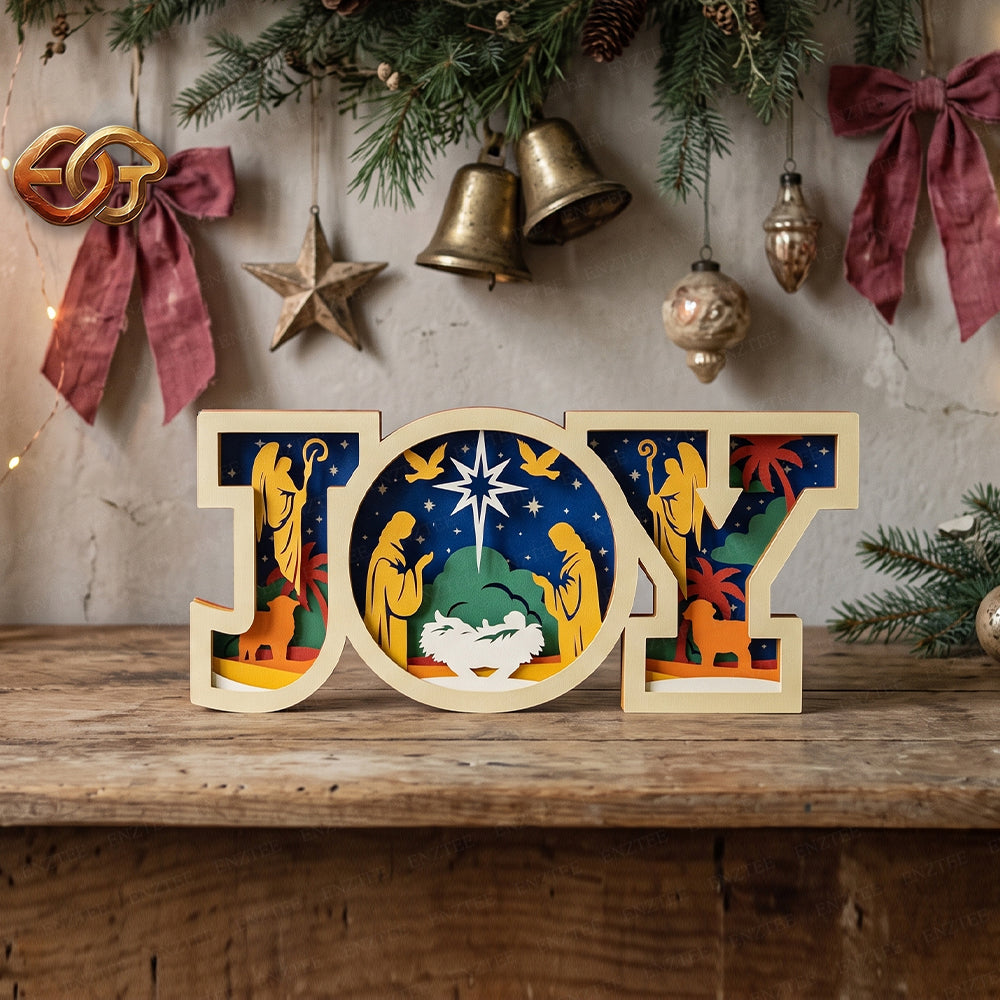 Combo 5 Nativity Scene 3D Layered SVG | Christmas Paper Cut File
