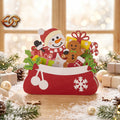 Christmas Gift Pop-up Bag SVG - 3D Layered Christmas Paper Craft Template for Cricut 2