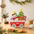 Christmas Train Pop-up SVG - 3D Layered Christmas Paper Craft Template for Cricut