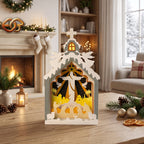 Xe trượt tuyết của ông già Noel SVG – Mẫu đồ thủ công giấy Giáng sinh xếp lớp 3D dành cho máy cắt Cricut 1