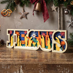 Combo 5 Nativity Scene 3D Layered SVG | Christmas Paper Cut File