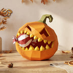 3D Pumpkin Papercraft SVG | DIY Low Poly Template