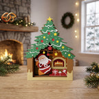Combo 3 Christmas Pop-up SVG - 3D Layered Christmas Paper Craft Template for Cricut