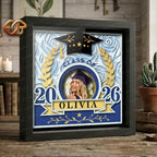 Graduation Shadow Box SVG for Cricut | 3D Layered SVG Paper Cut Light Template 2
