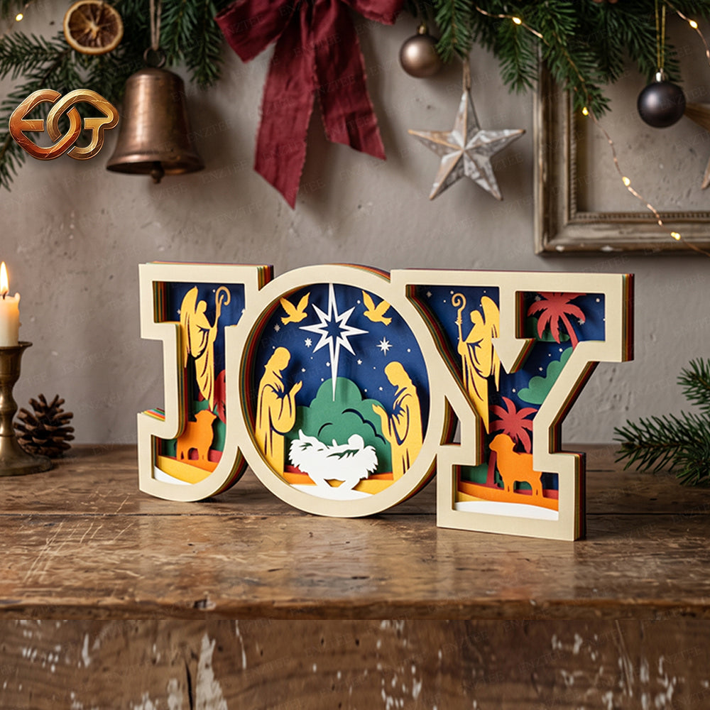 Combo 5 Nativity Scene 3D Layered SVG | Christmas Paper Cut File