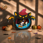 Combo de 3 SVG Pop-up Chat Effrayant - Modèle de Bricolage en Papier 3D Superposé pour Halloween pour Cricut