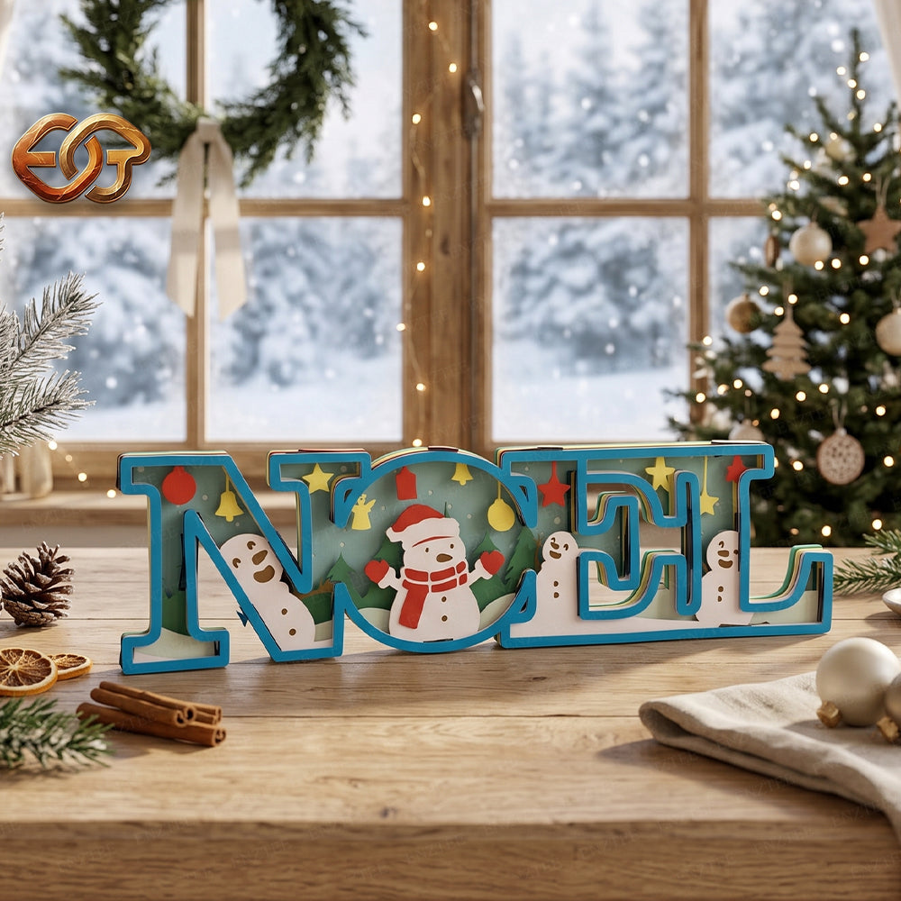 Combo 3 3D Merry Christmas Layered SVG | Christmas Paper Cut File
