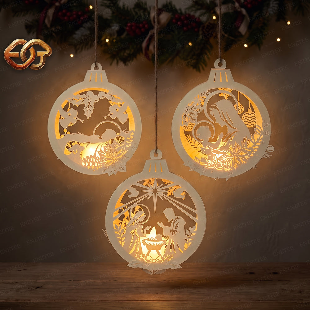 Đèn lồng giấy Công chúa hoa SVG - Mẫu đèn ngủ cổ tích 3D 1